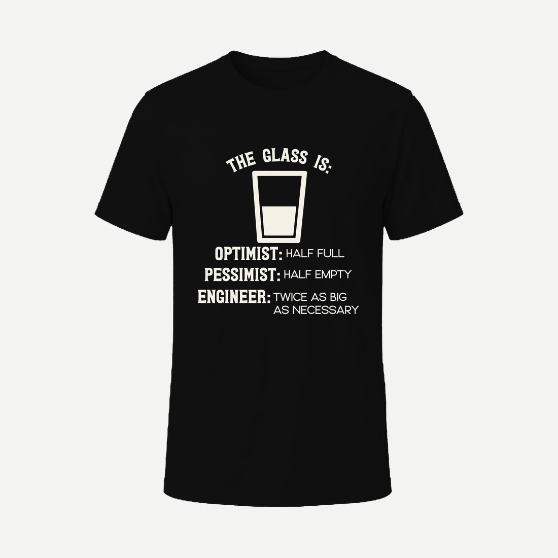 The Glass Is Twice as Big as Necessary