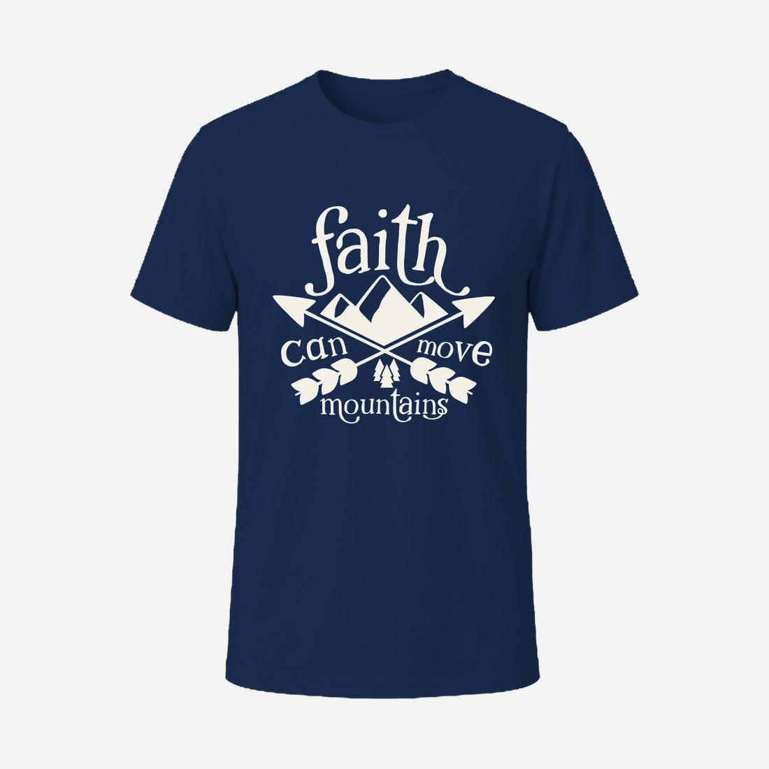 Faith Can Move Mountains Navy