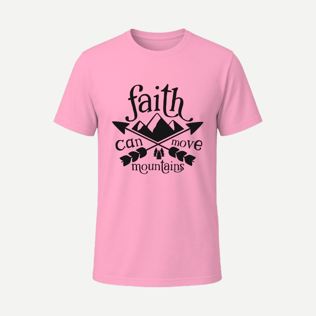Faith Can Move Mountains Pink