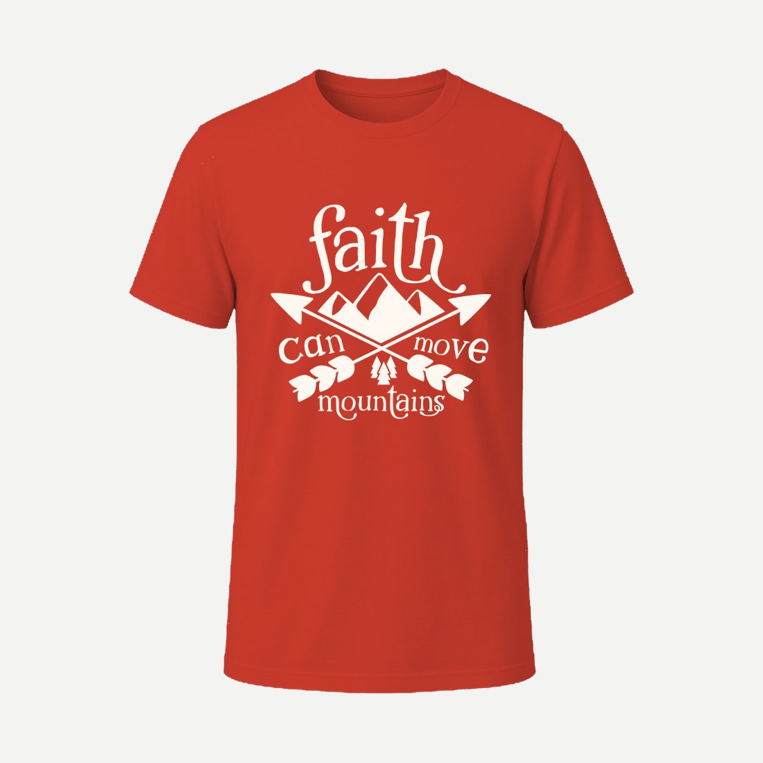 Faith Can Move Mountains Red