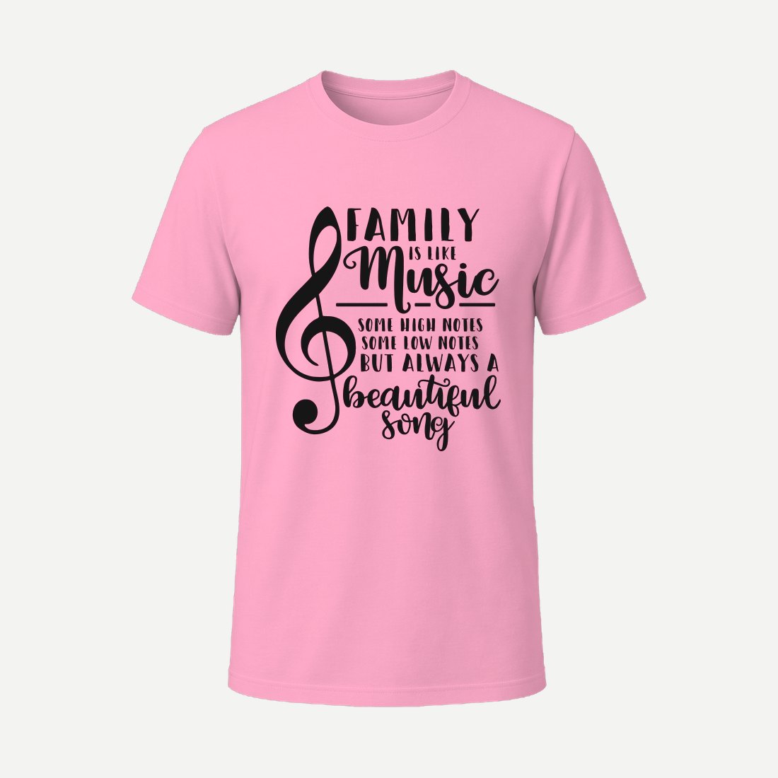 Family Is Like Music Pink