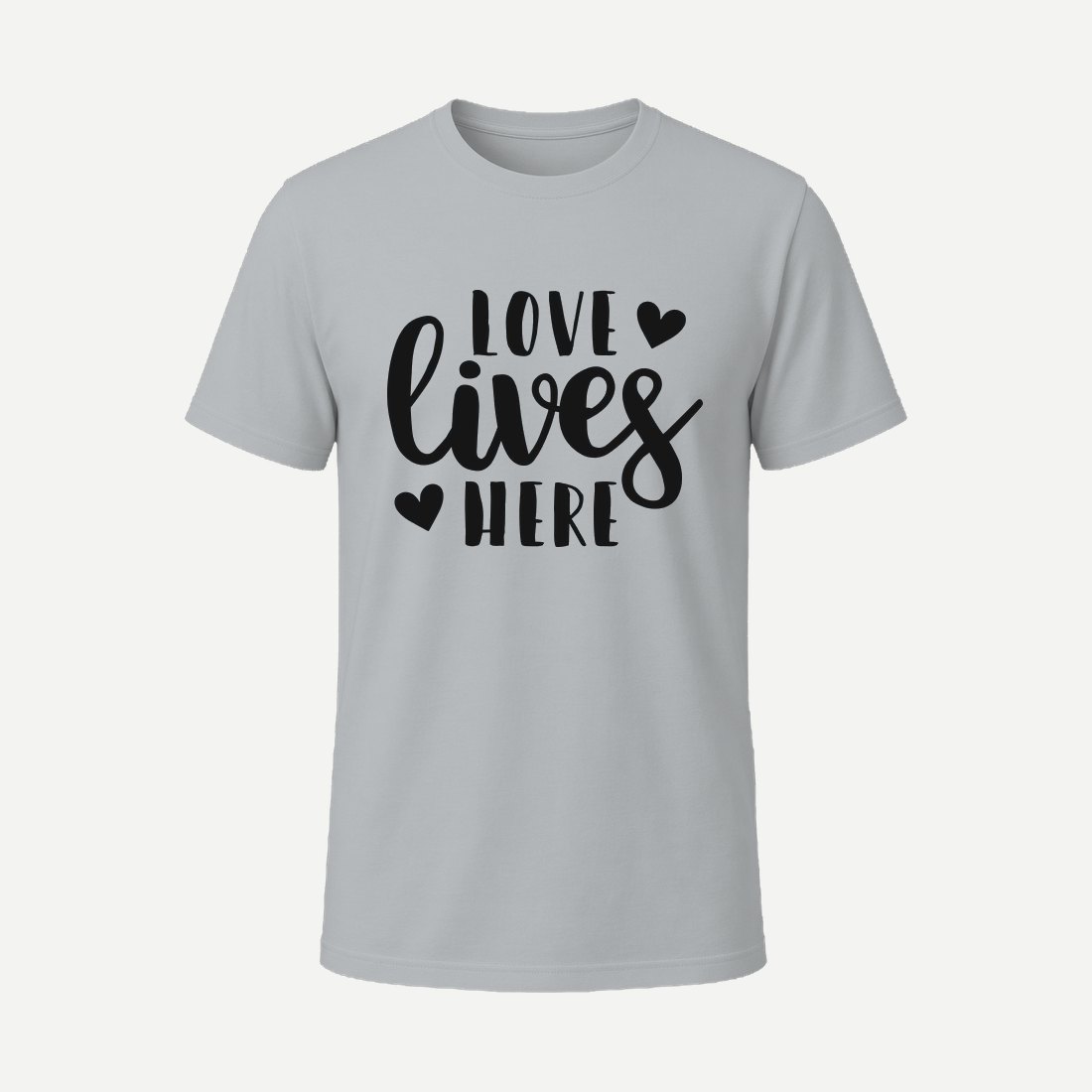 Love Lives Here Charcoal