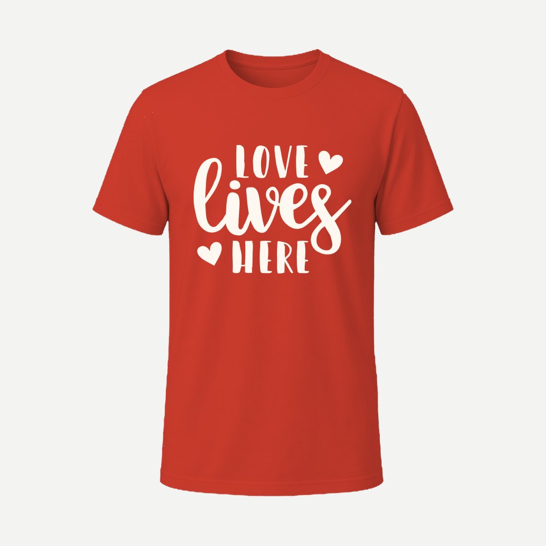 Love Lives Here Red