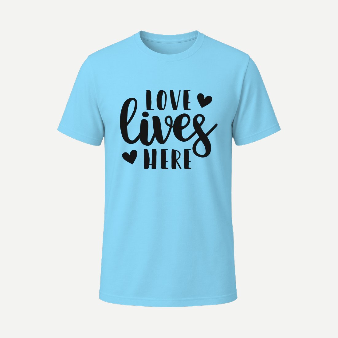 Love Lives Here Sky Blue