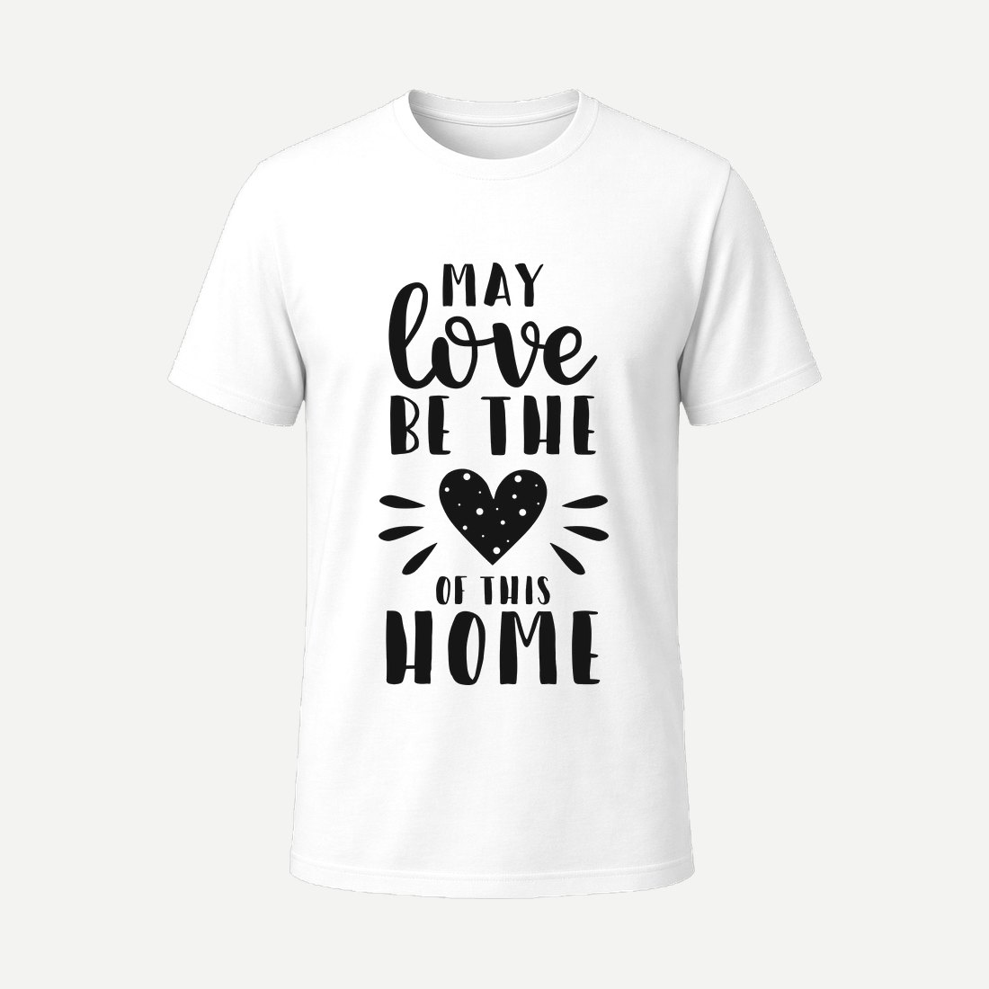 May Love Be the Heart of This Home White