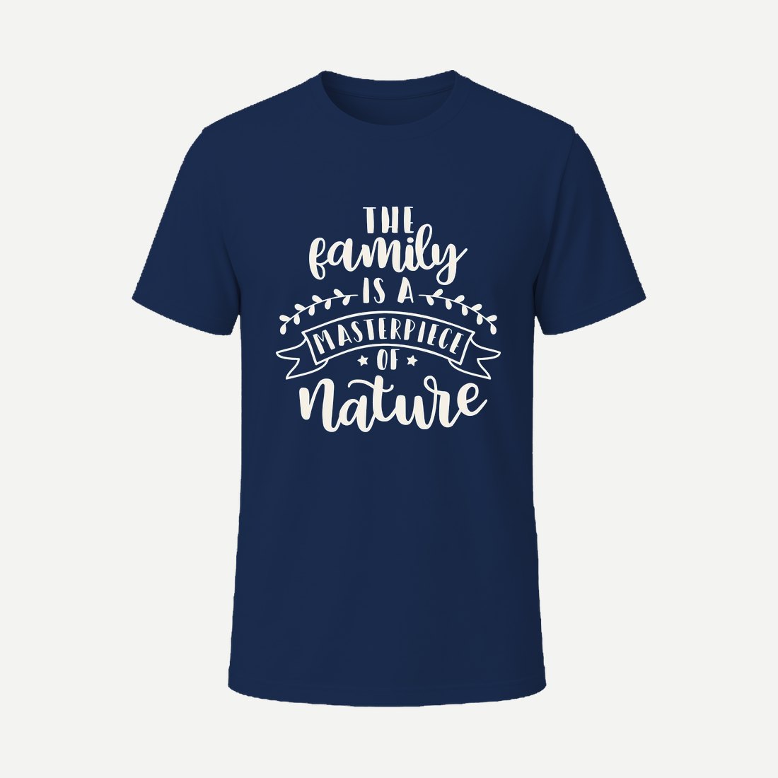 The Family Is a Masterpiece of Nature Navy