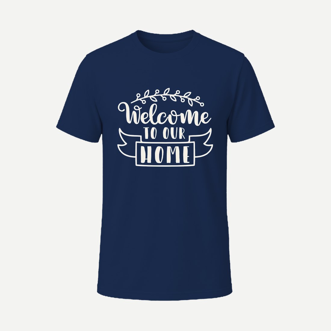 Welcome to Our Home Navy