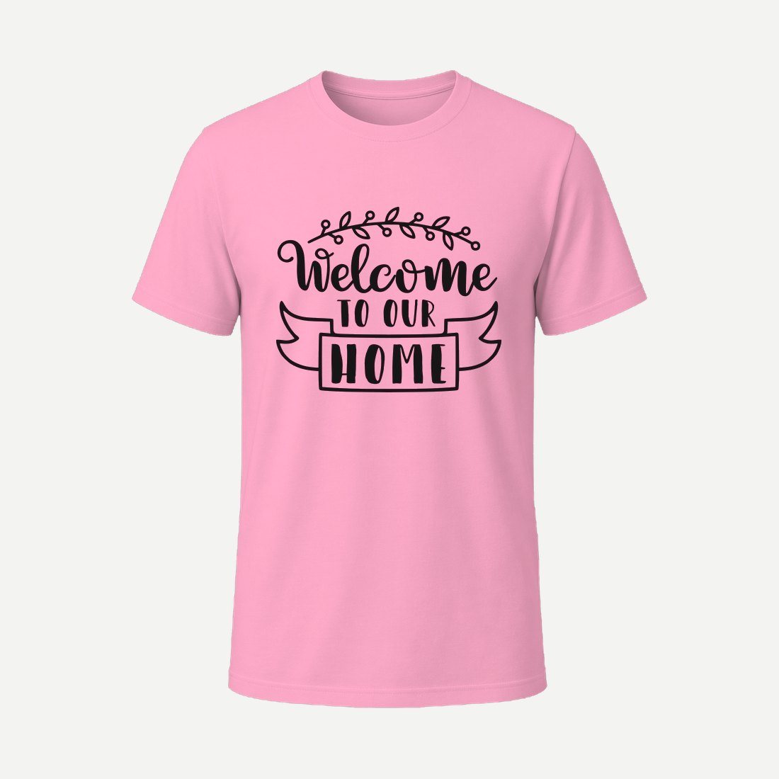 Welcome to Our Home Pink