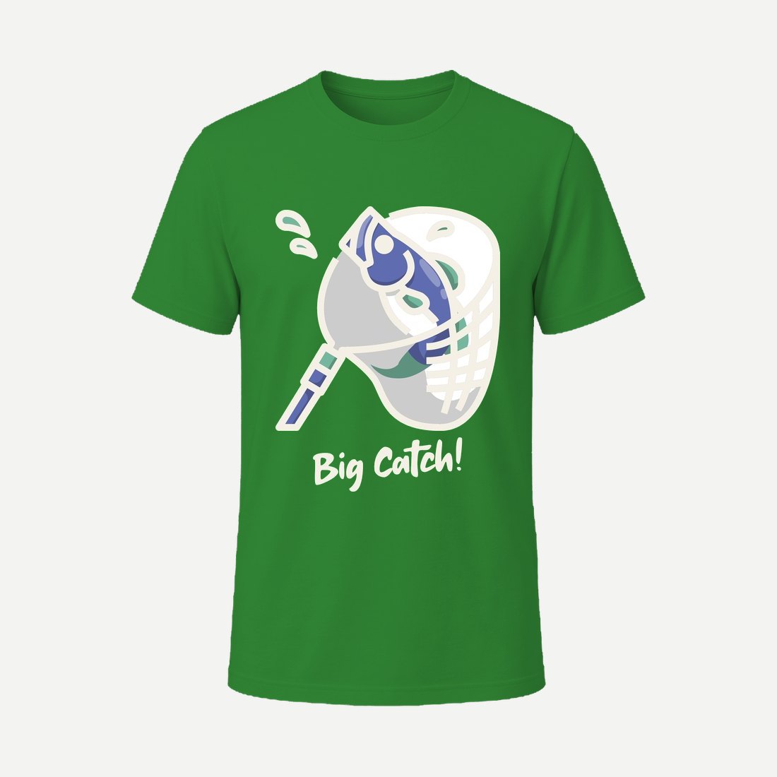 T Shirt Design Generator for a Fishing Team with Green