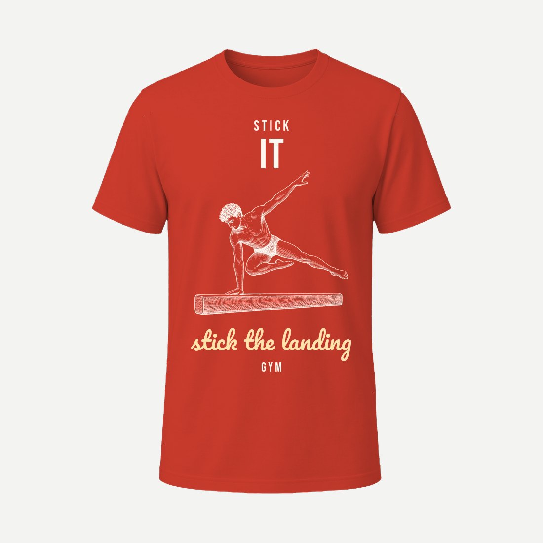 Stick The Landing Red