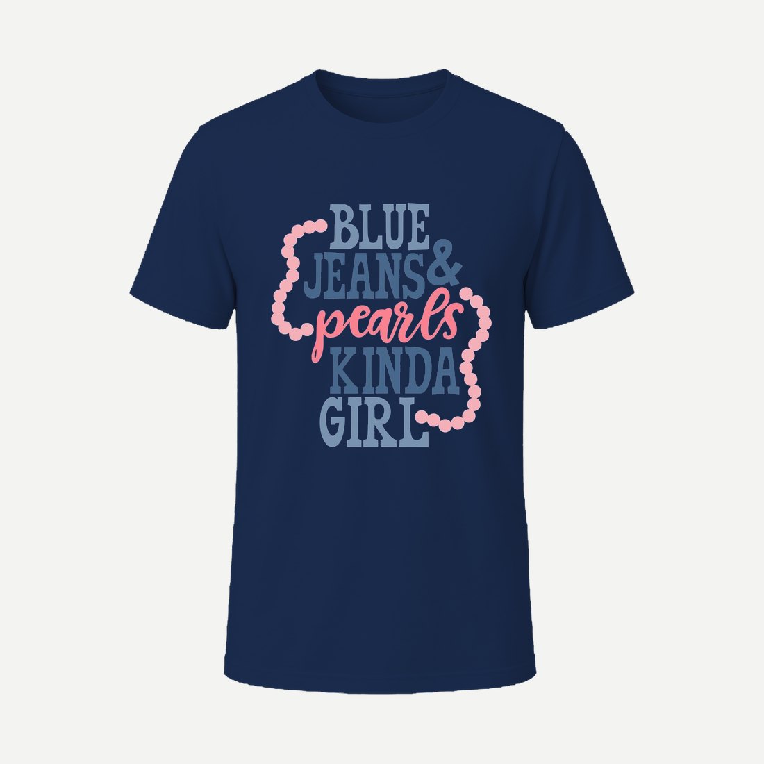 Blue Jeans and Pearls Navy