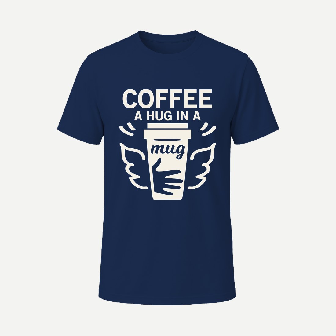 Coffee a Hug in a Mug Navy