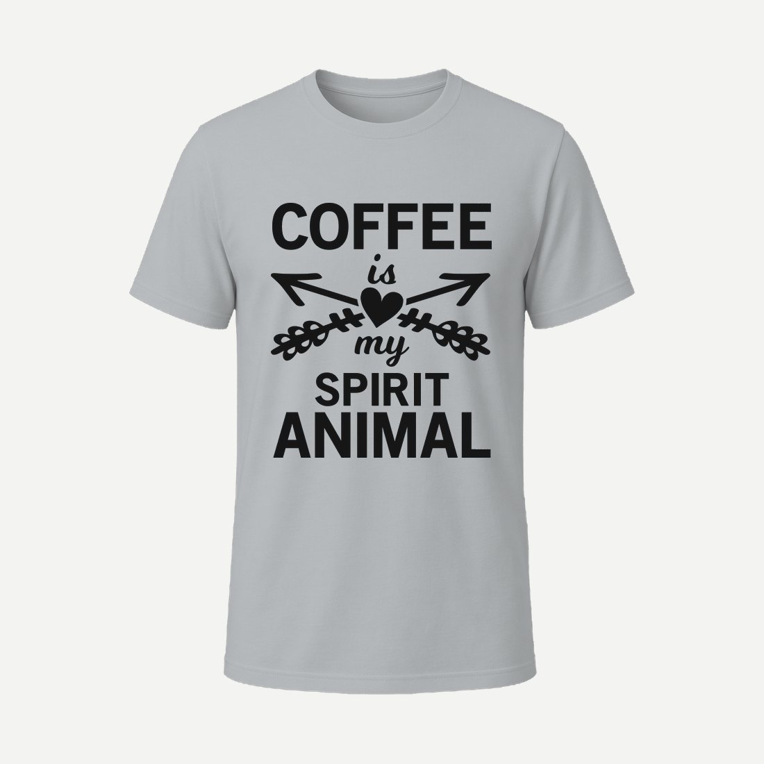 Coffee Is My Spirit Animal Charcoal