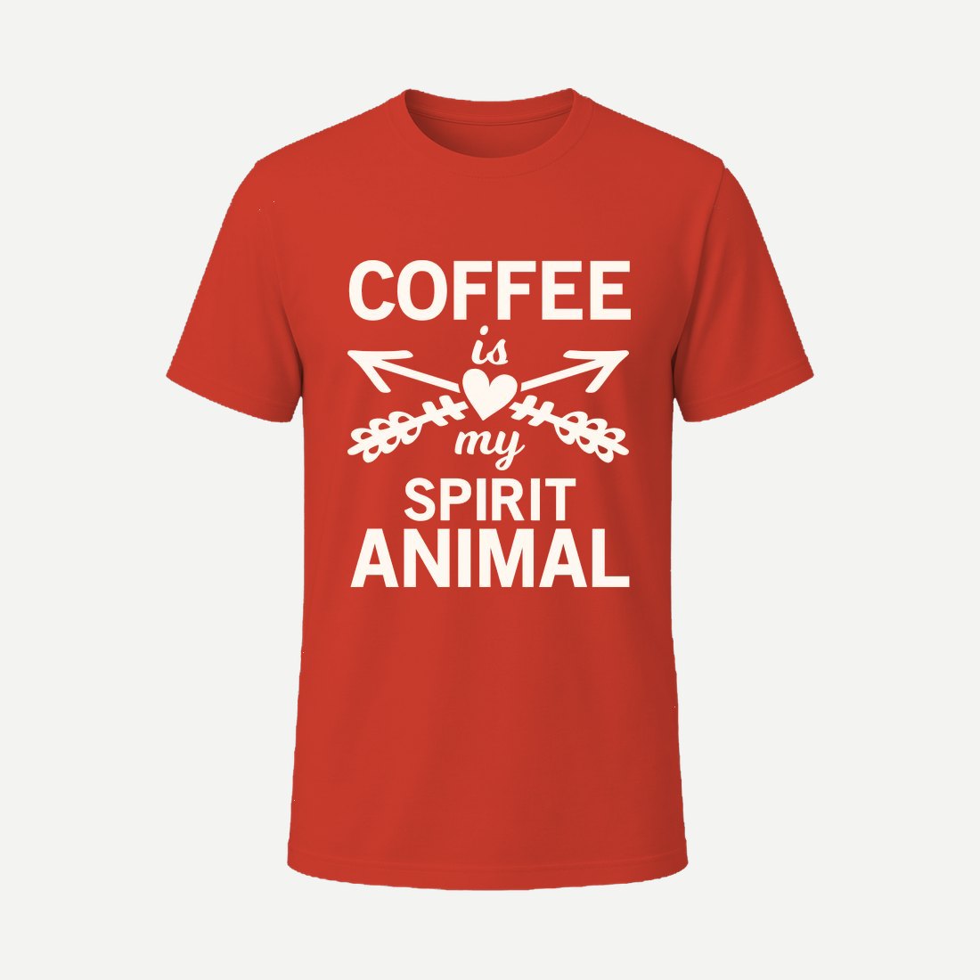 Coffee Is My Spirit Animal Red