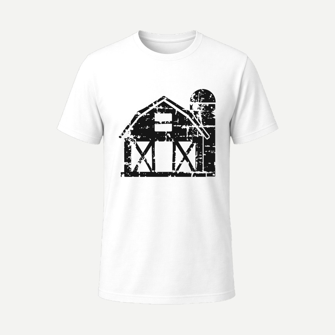 Distressed Barn White
