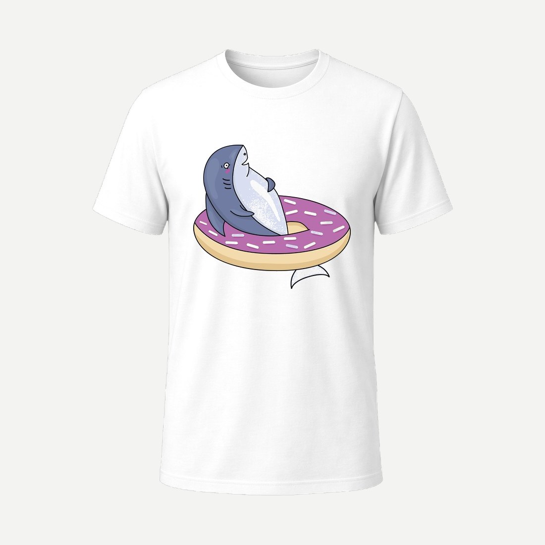 Donut Float a White