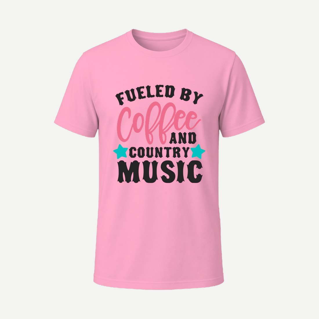 Fueled By Coffee and Country Music Pink