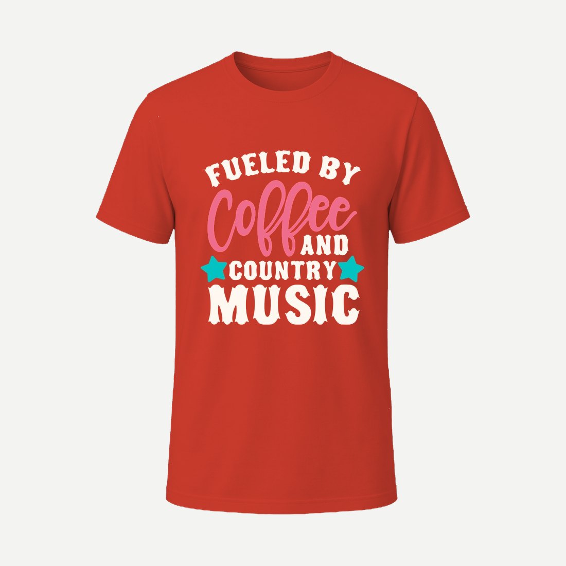 Fueled By Coffee and Country Music Red
