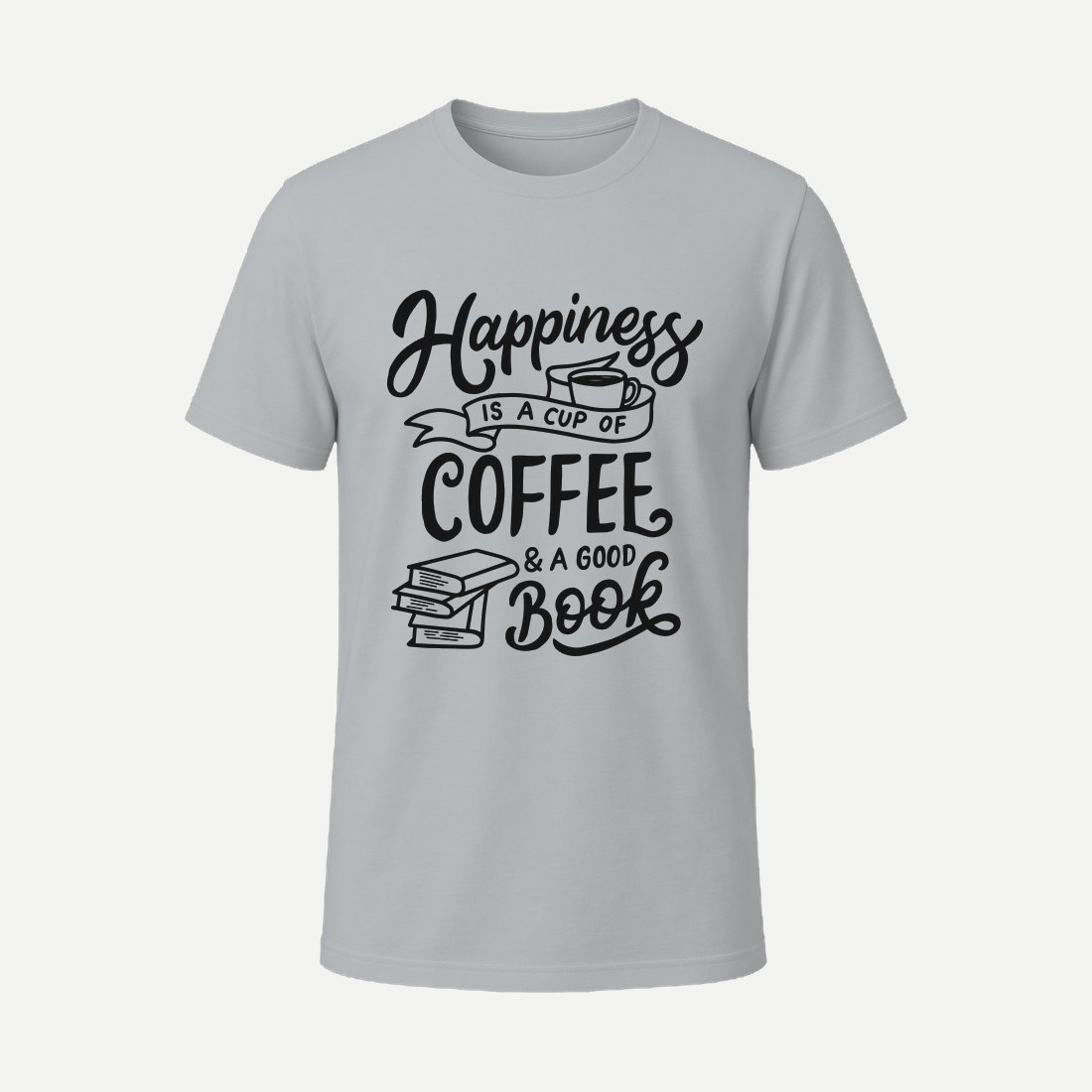 Happiness Is a Cup of Coffee Charcoal