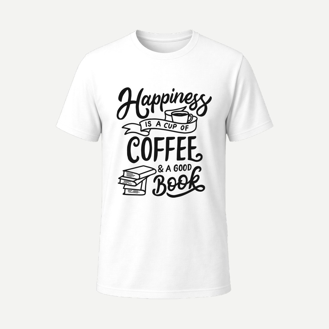 Happiness Is a Cup of Coffee White