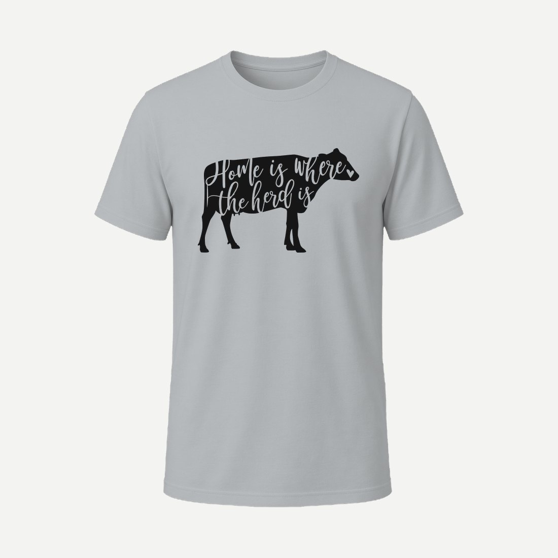 Home Is Where the Herd Is Charcoal