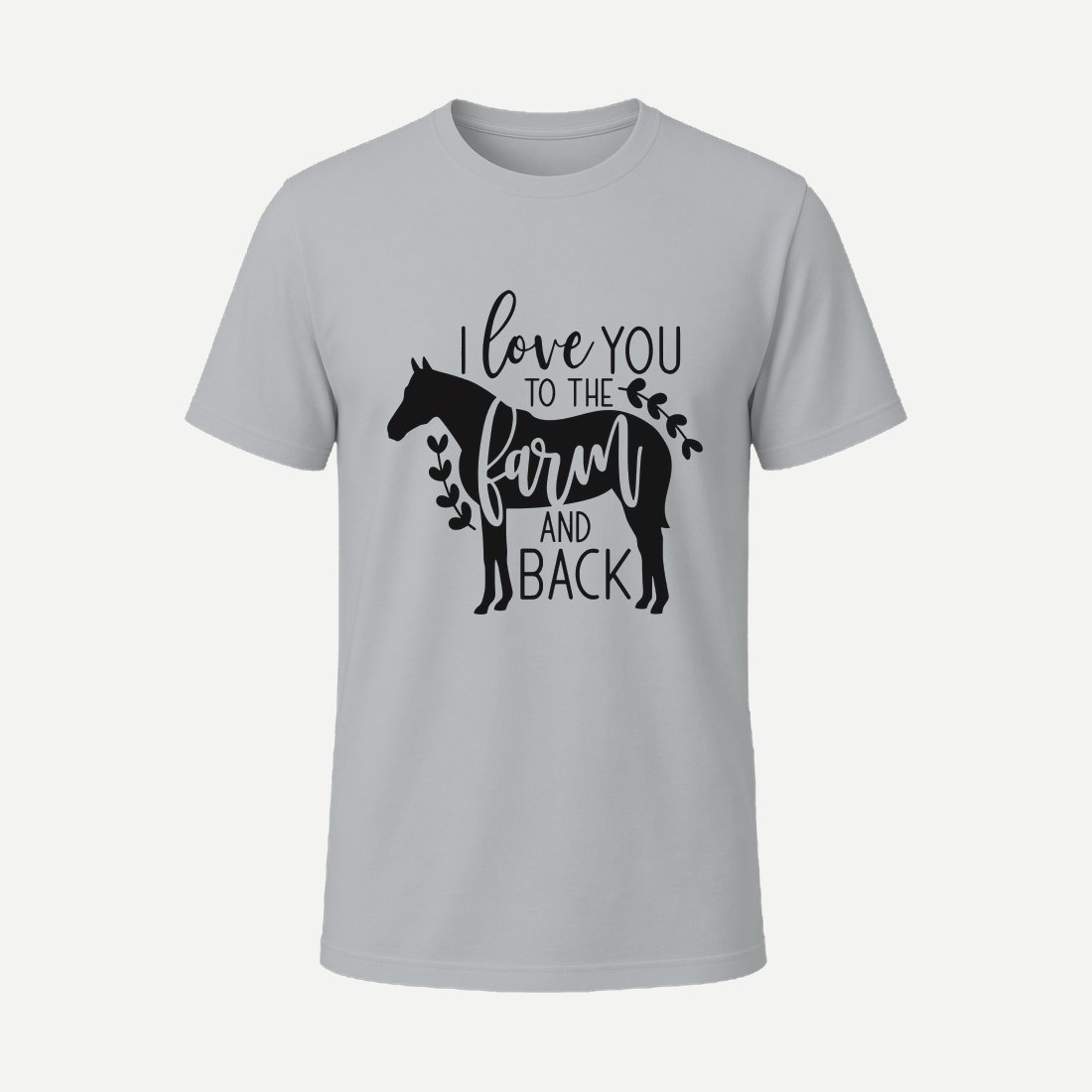 I Love You to the Farm and Back Charcoal