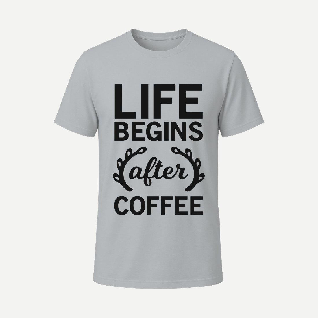 Life Begins After Coffee Charcoal