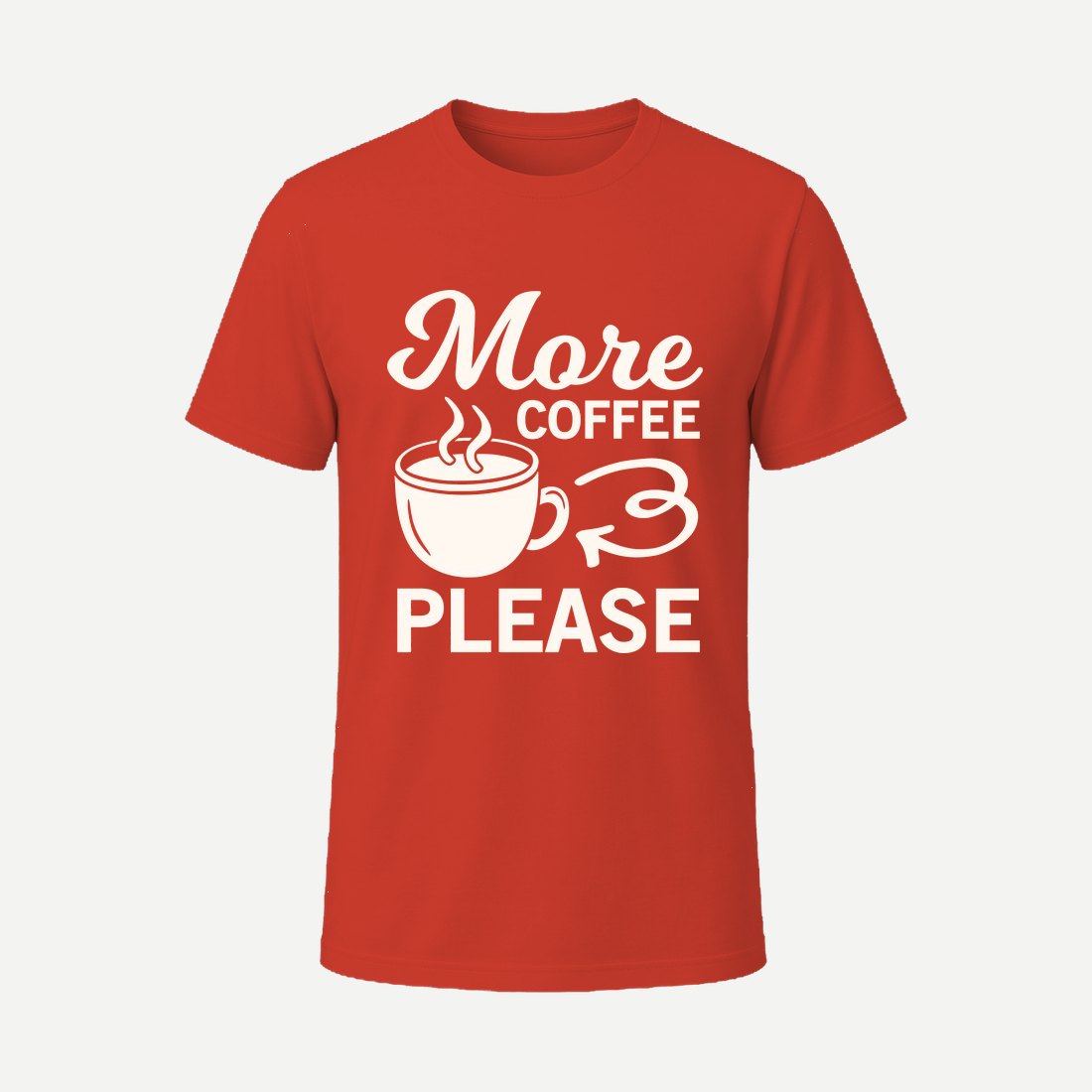 More Coffee Please Red