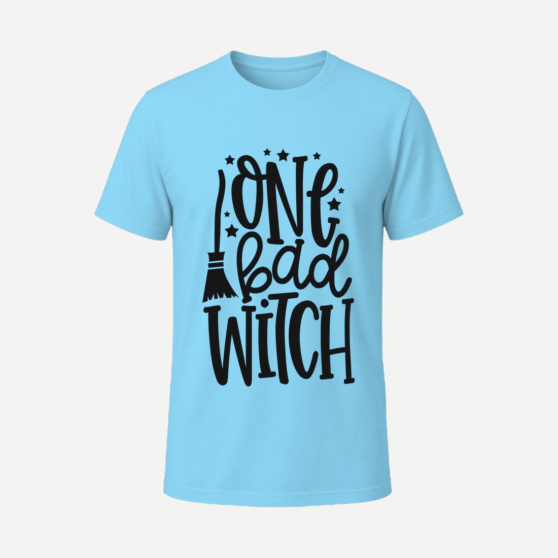 One Bad Witch Sky Blue