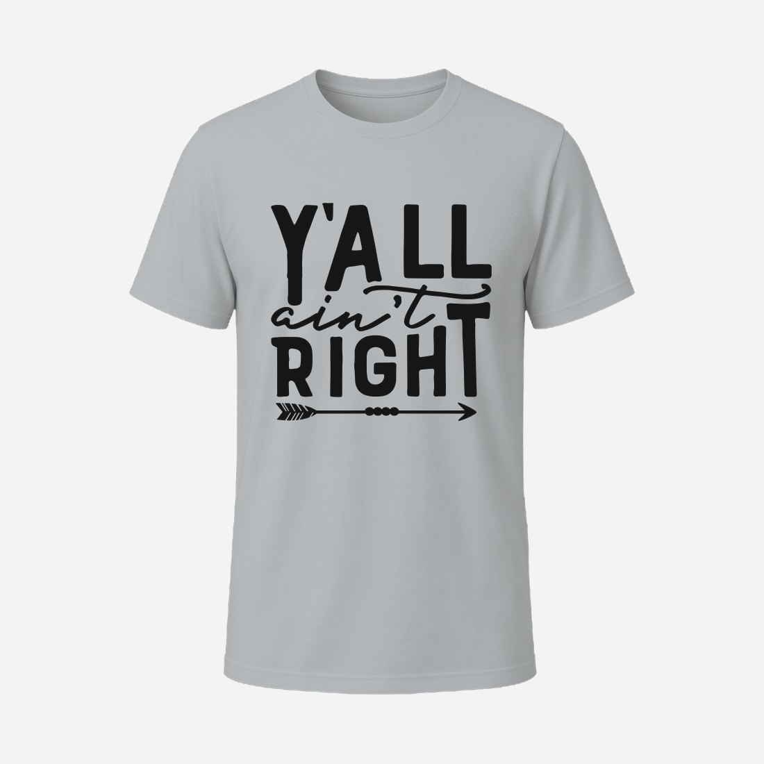 Yall Aint Right Charcoal