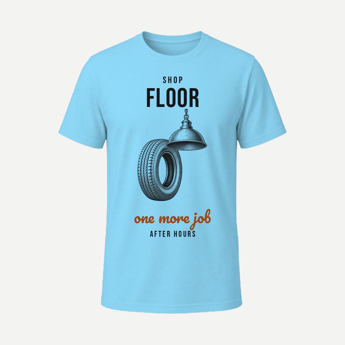 Shop Floor Sky Blue