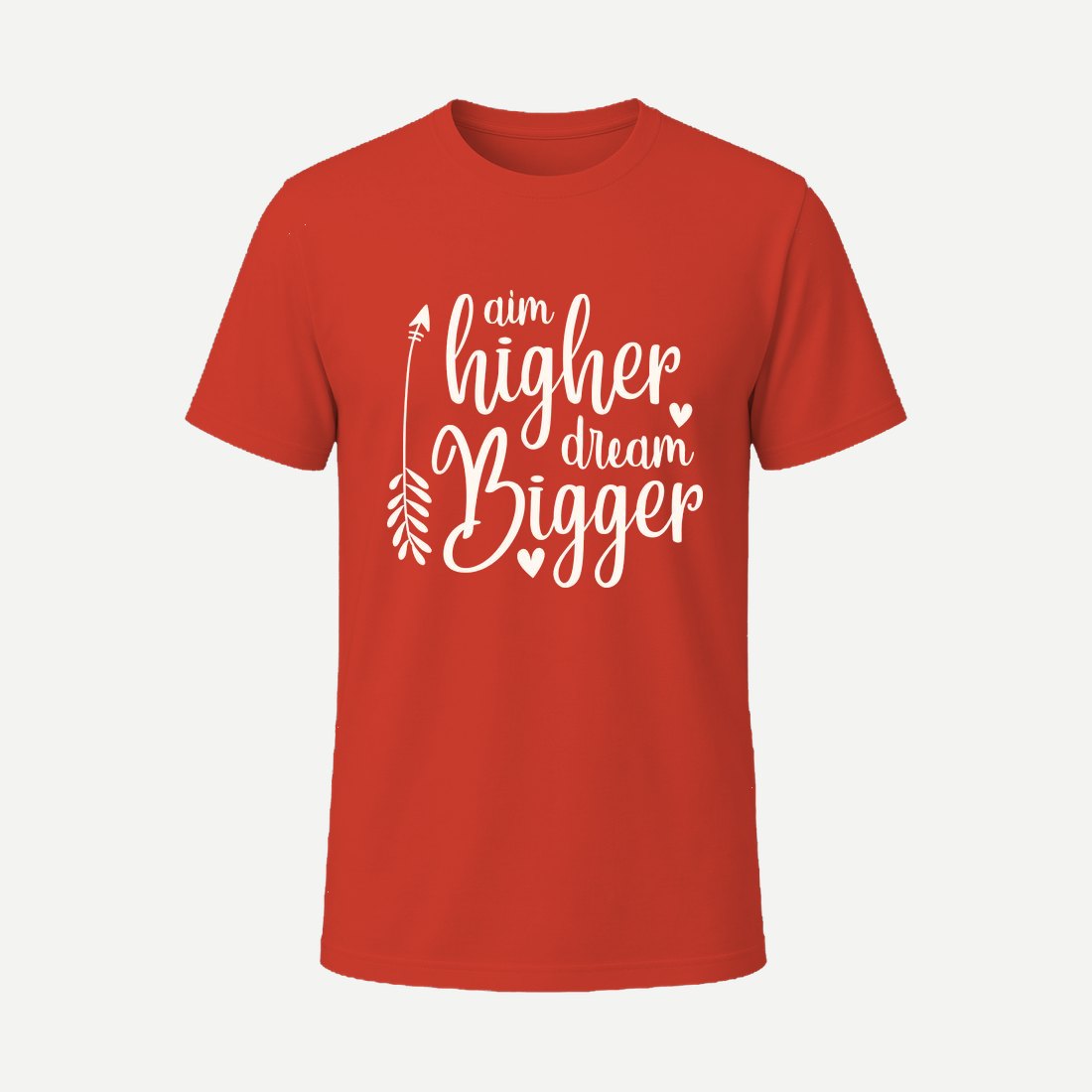 Aim Higher Dream Bigger 01 Red