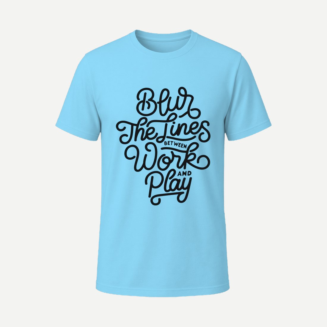 Blur the Lines Between Work and Play Sky Blue