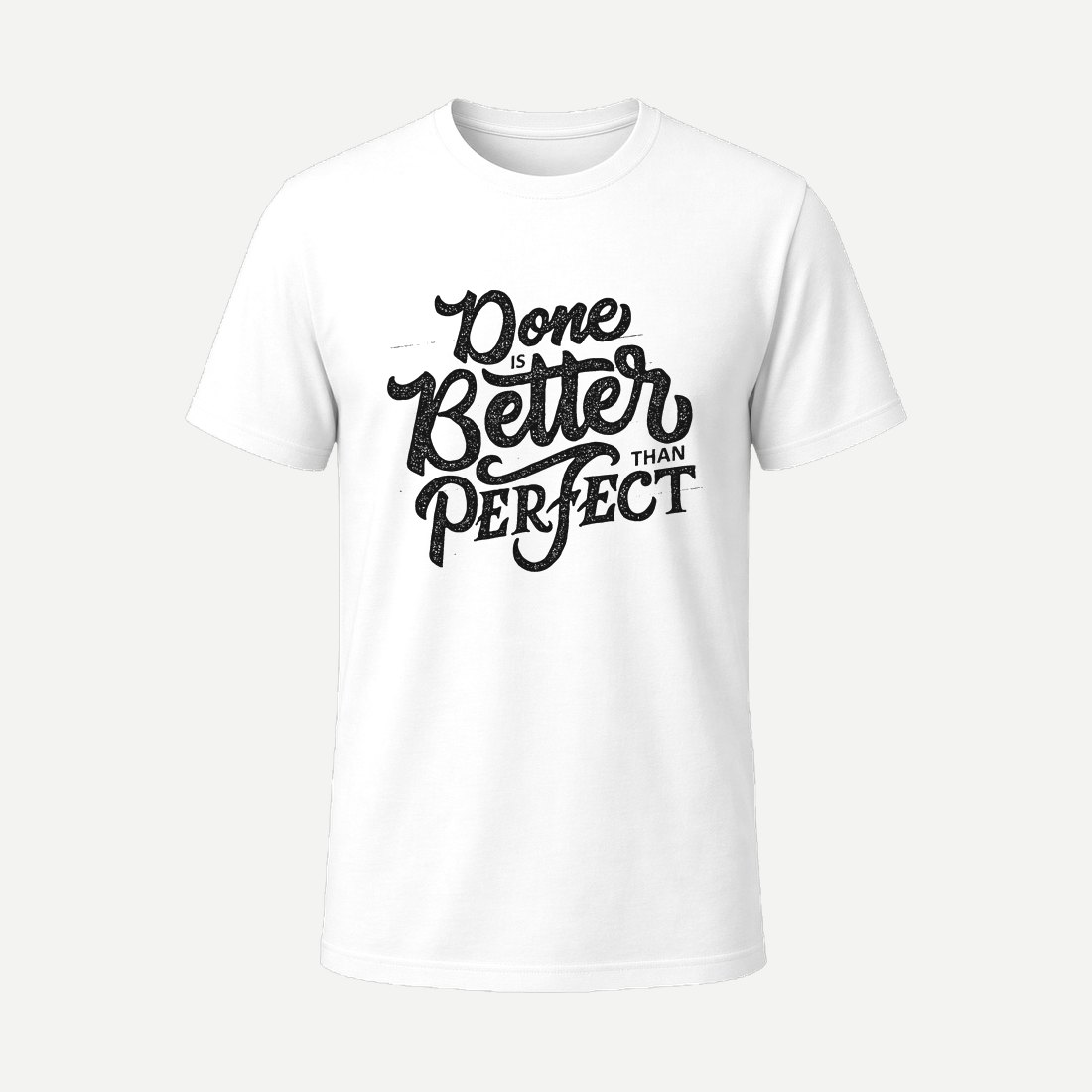 Done Is Better Than Perfect White