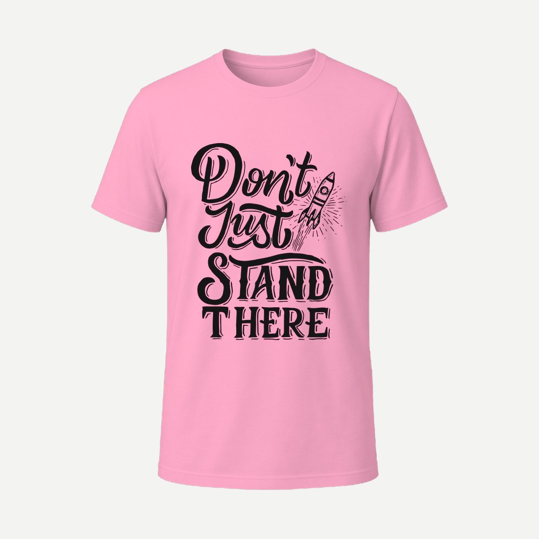 Dont Just Stand White Pink