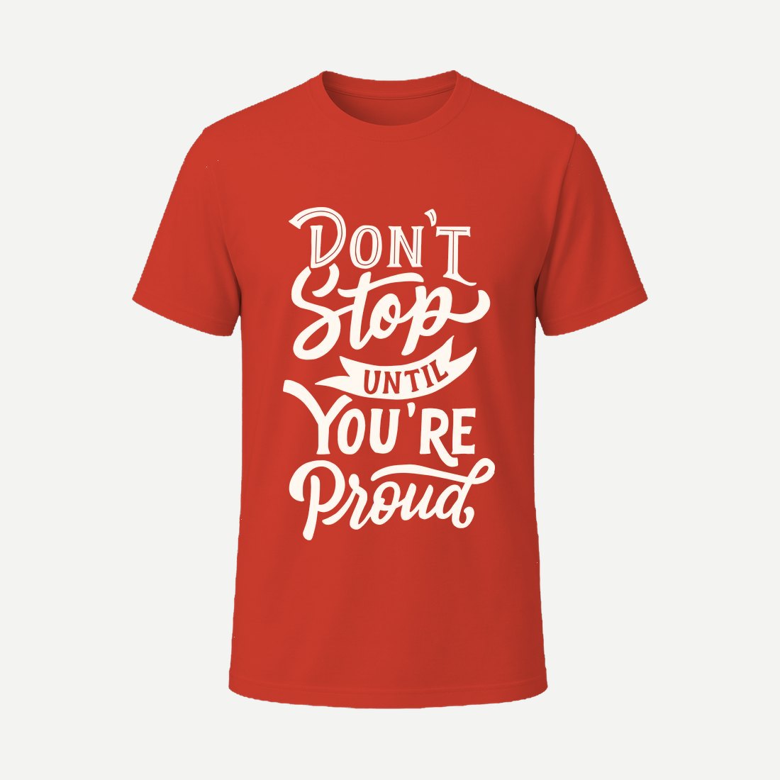 Dont Stop Until Proud Red