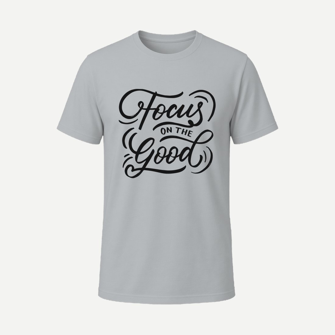 Focus on the Good Quotes Charcoal