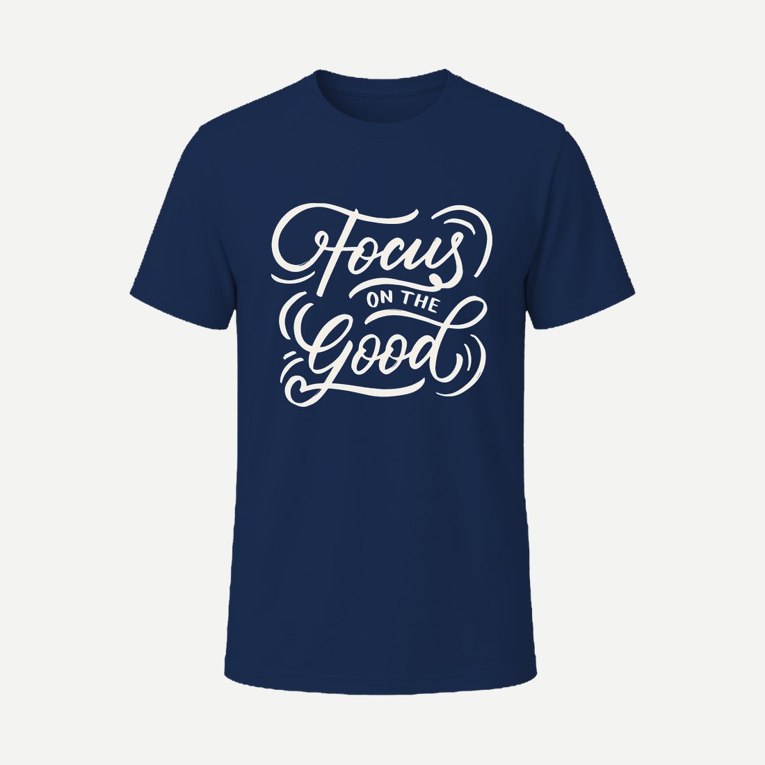 Focus on the Good Quotes Navy