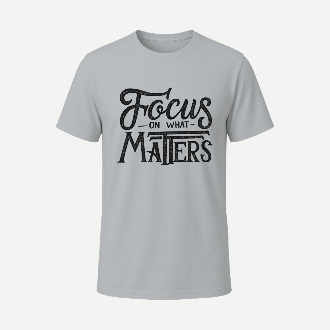 Focus on What Matters Charcoal