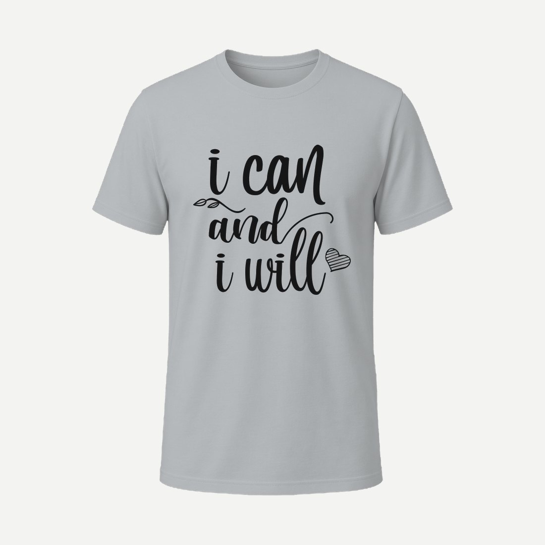 I Can and I Will 01 Charcoal
