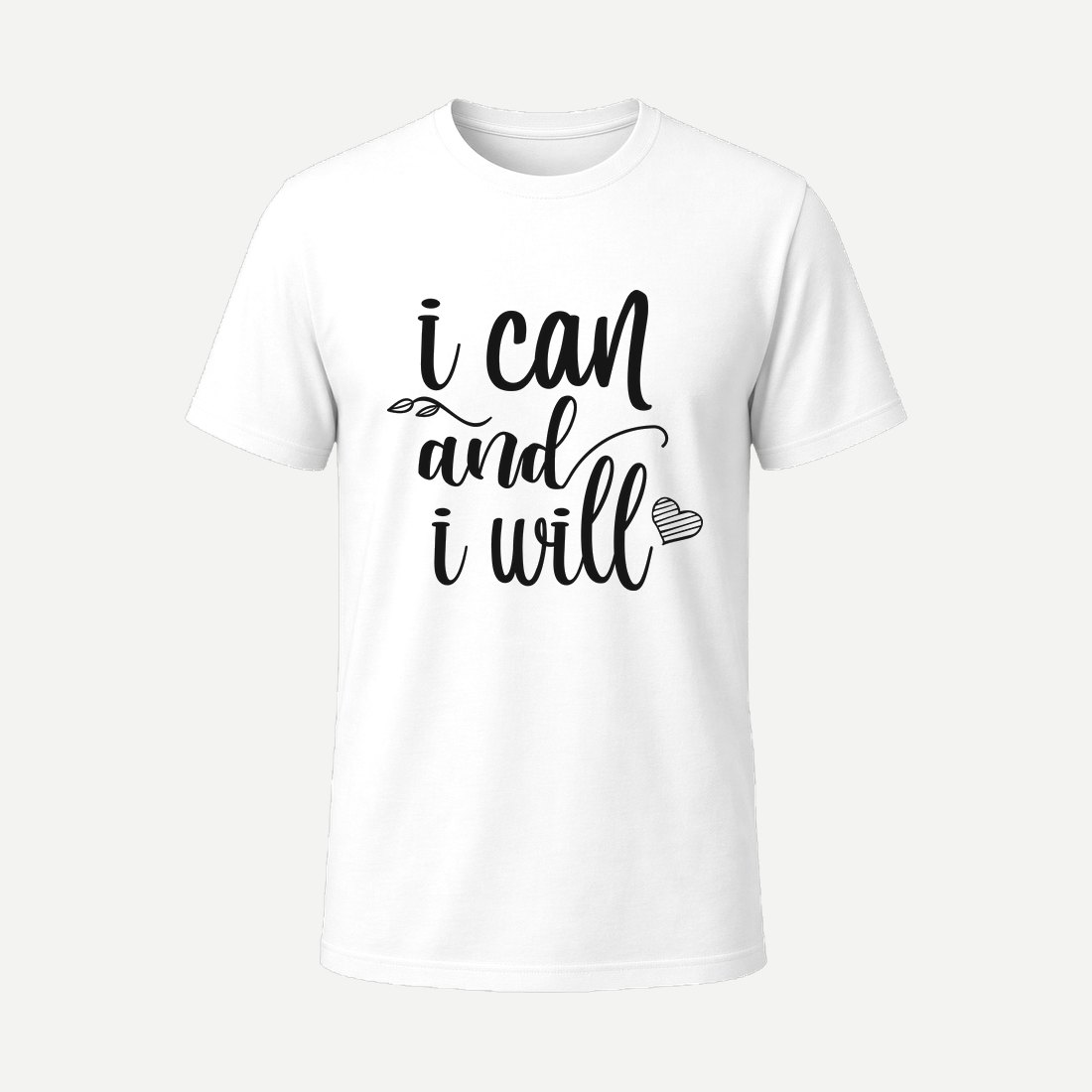 I Can and I Will 01 White