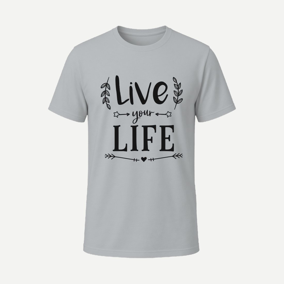 Live Your Life 01 Charcoal