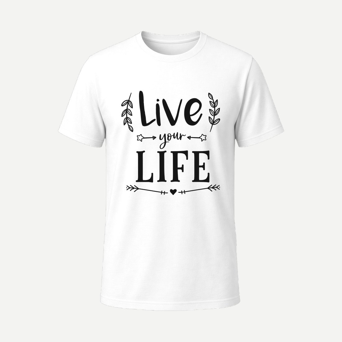 Live Your Life 01 White