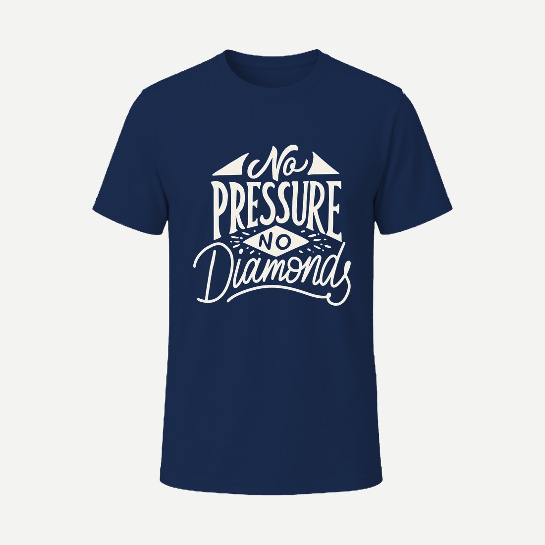 No Pressure No Diamond Navy