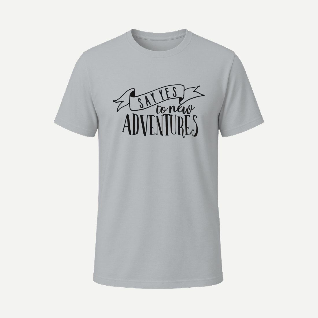 Say Yes to New Adventures Charcoal