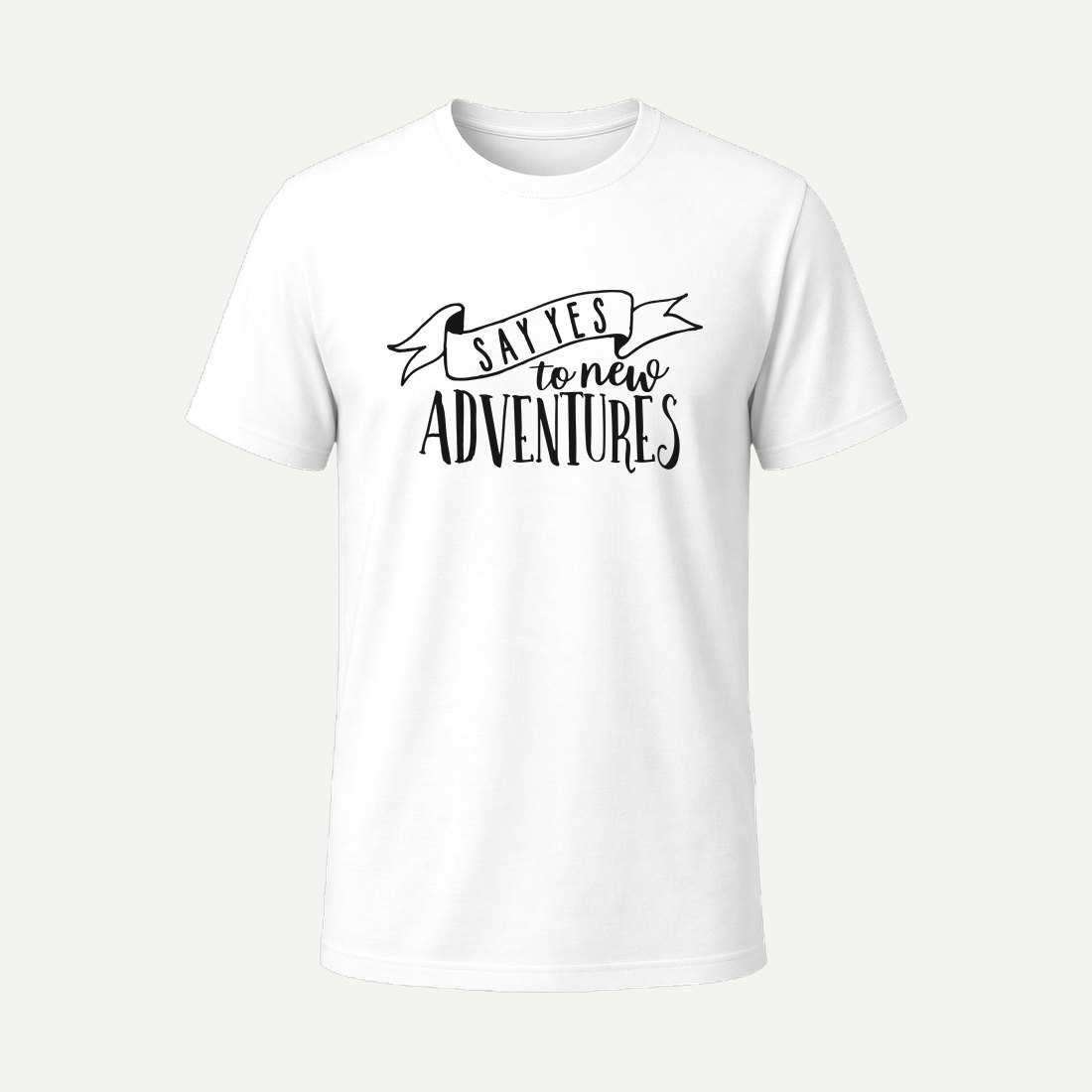 Say Yes to New Adventures White
