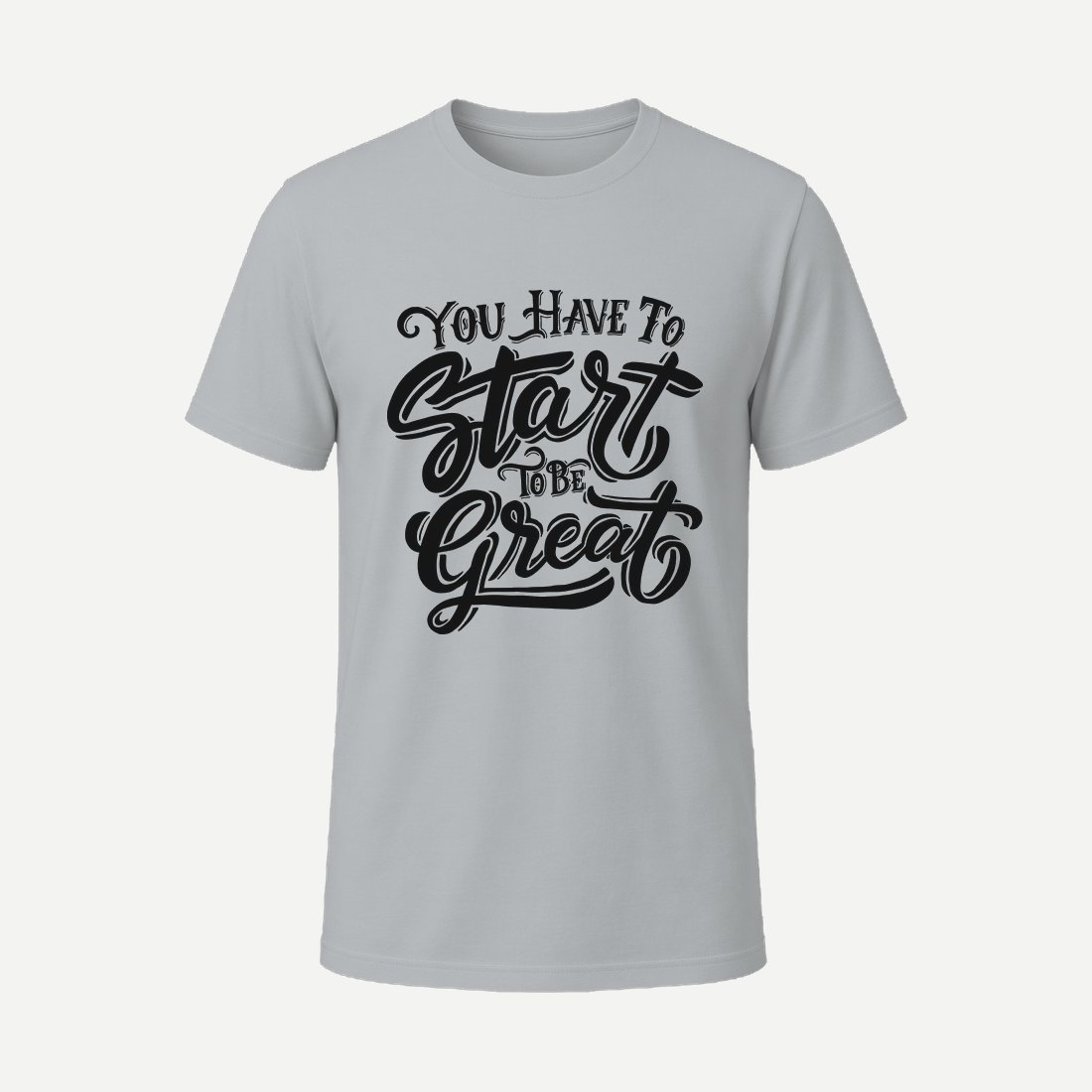 You Have to Start to Be Great Charcoal