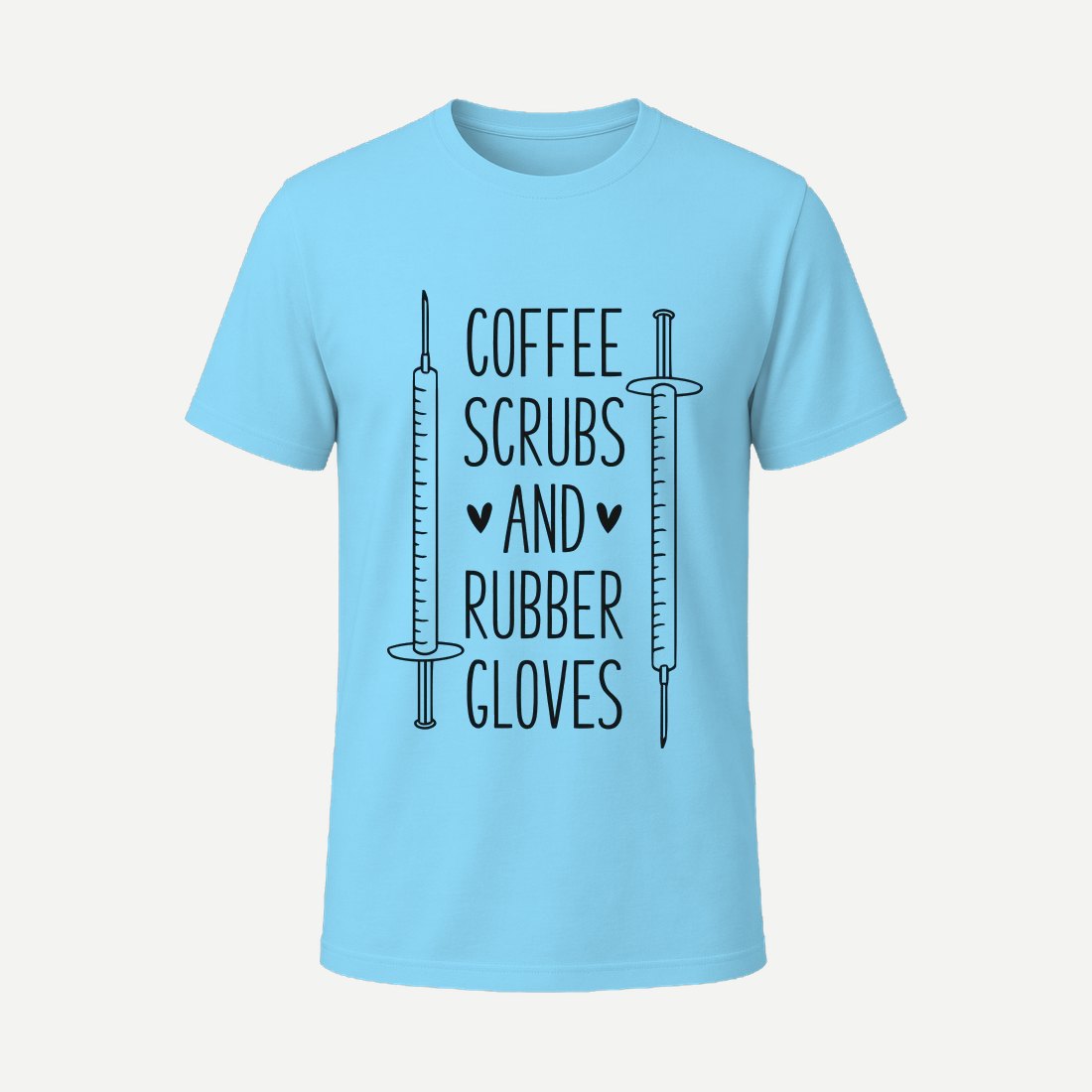 Coffee Scrubs and Rubber Gloves 01 Sky Blue