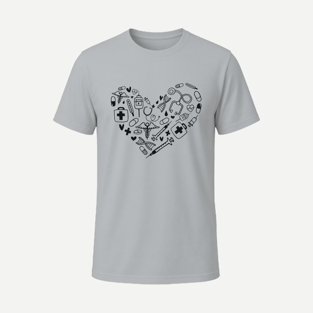Heart Shape 01 Charcoal