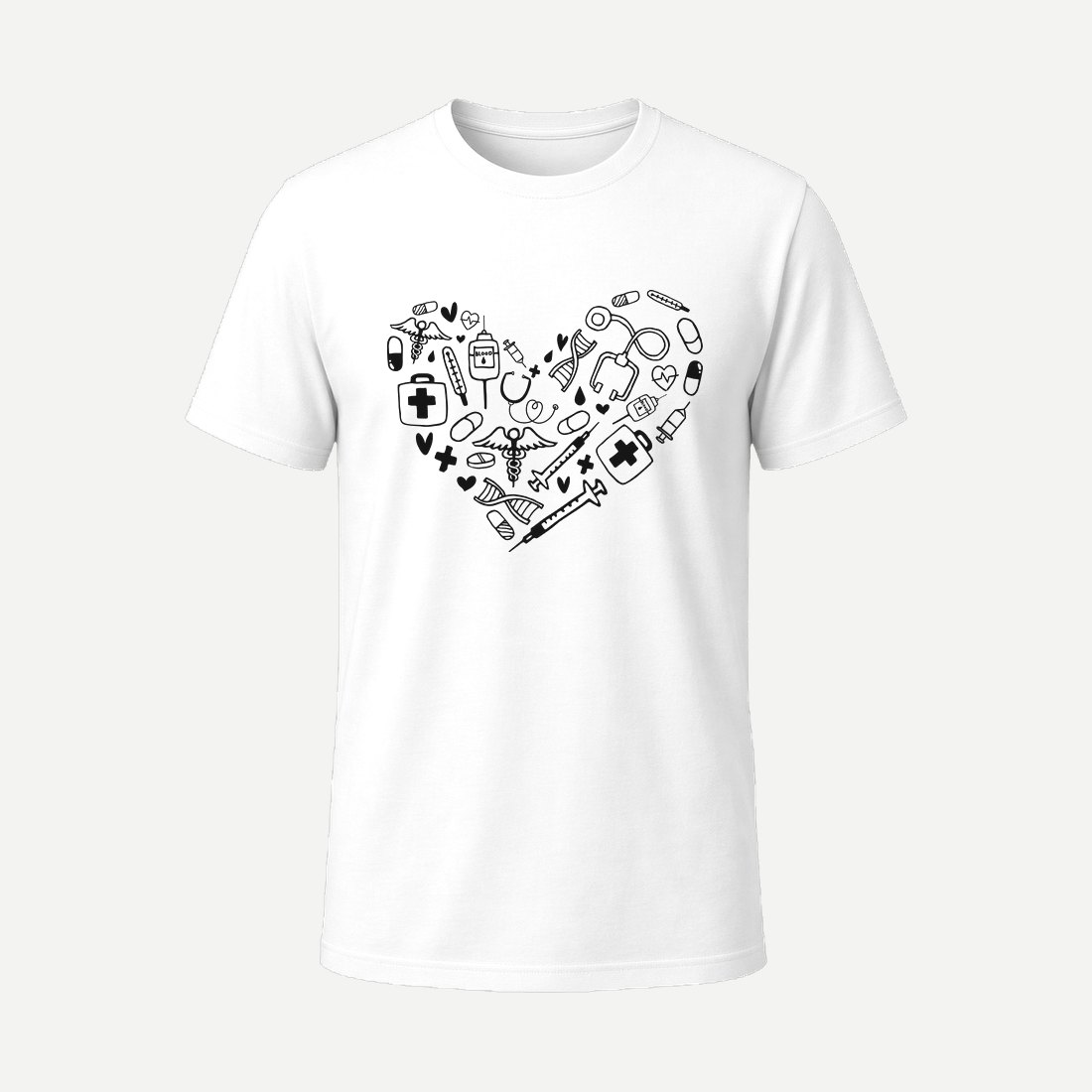 Heart Shape 01 White